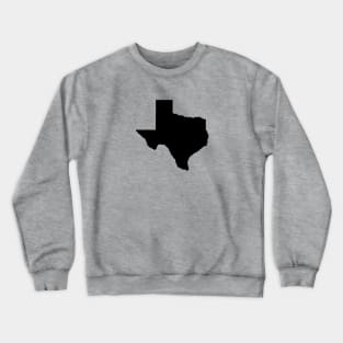 Black Texas Crewneck Sweatshirt